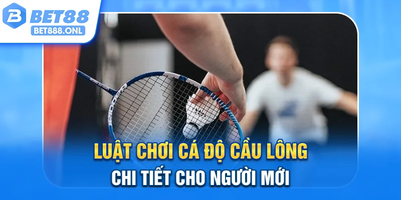 Luật chơi cá độ cầu lông chi tiết cho người mới